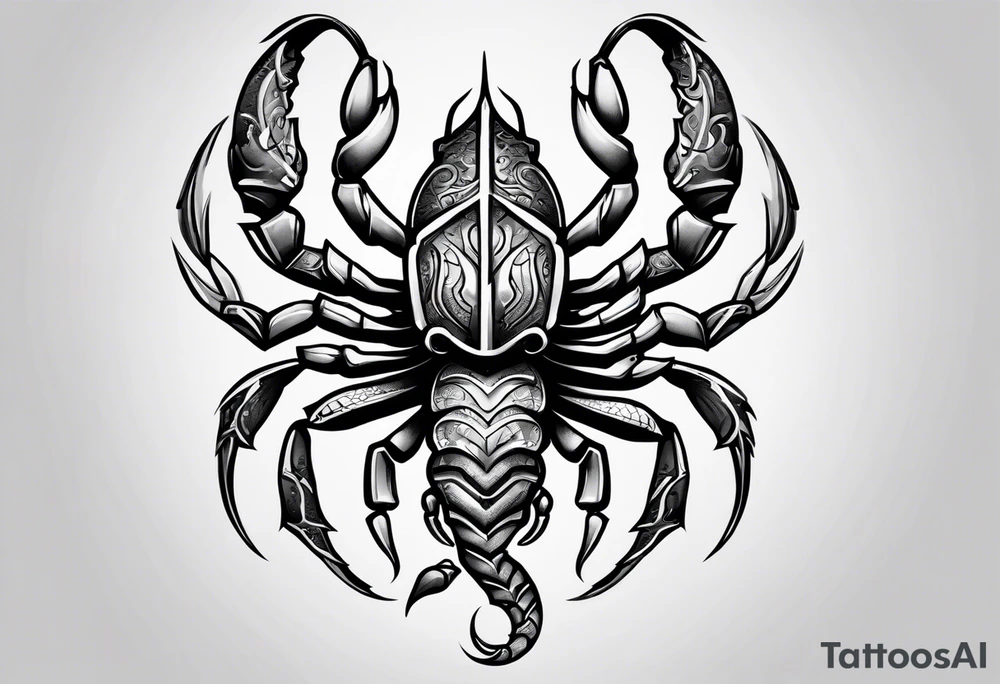 scorpion tattoo idea