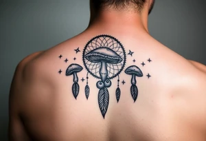 Mushrooms dreamcatcher
Stars tattoo idea
