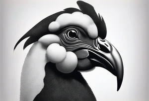 rooster and ibis tattoo idea