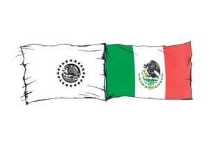 Venezuelan and Mexican flag tattoo idea
