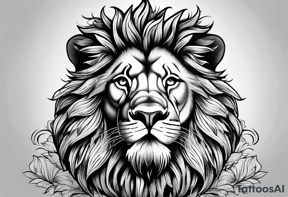 Lion tattoo idea