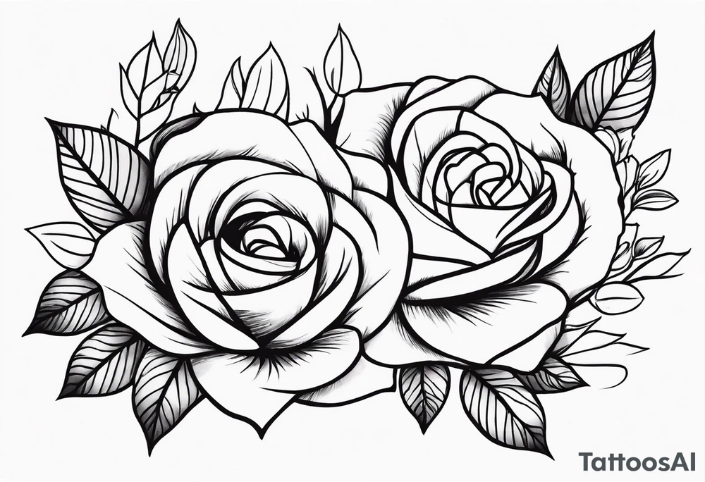 Roses tattoo idea