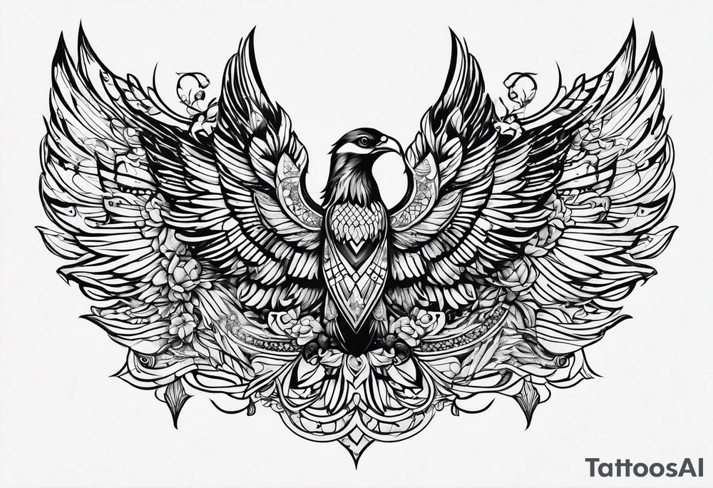 Create a tatoo symbolising freedom to live anywhere in the world tattoo idea