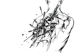 Stabbed in the back tattoo idea