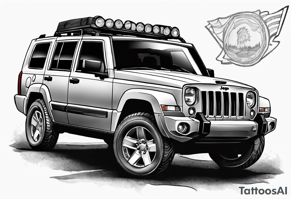 Jeep commander tattoo idea