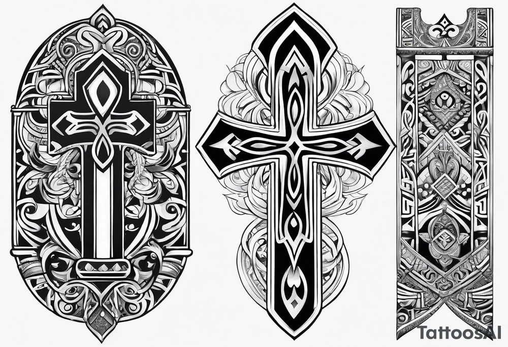 ankh, maori tattoo idea