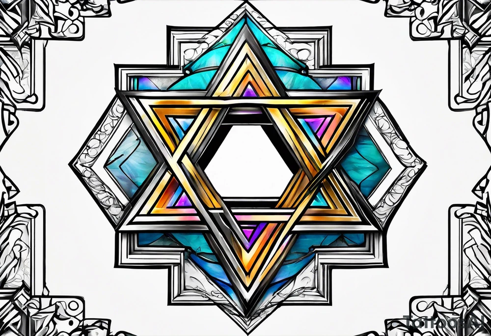 star of david tattoo idea