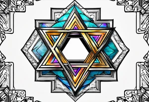 star of david tattoo idea