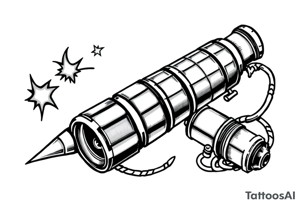 Rocket propelled grenade Russian tattoo idea