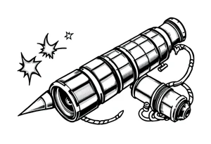 Rocket propelled grenade Russian tattoo idea