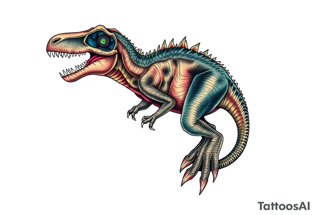 dinosaur tattoo idea