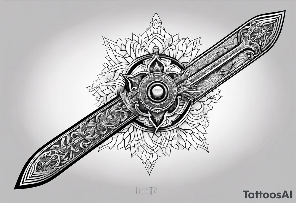 Viego's sword for lower arm tattoo idea