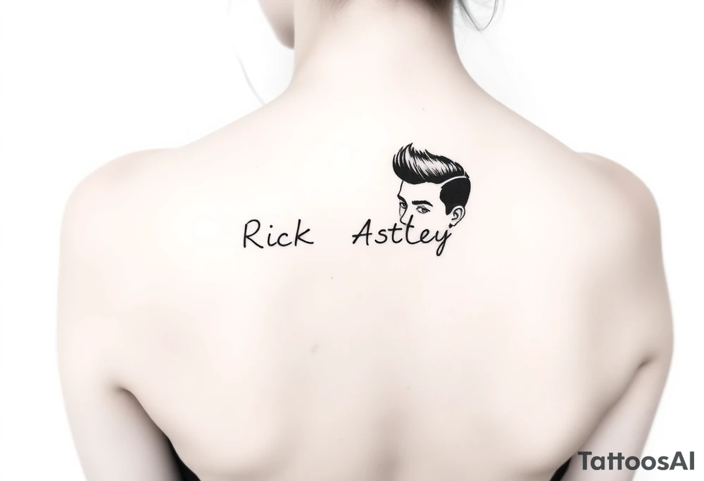 Rick Astley meme tattoo idea