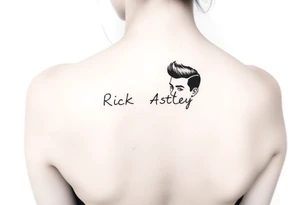 Rick Astley meme tattoo idea