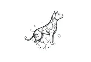 Dog rescue symbol tattoo idea