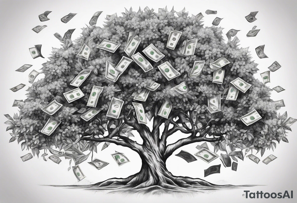 Money trees tattoo idea
