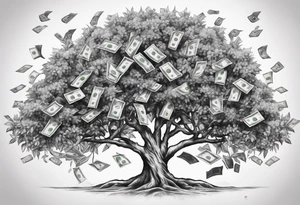 Money trees tattoo idea