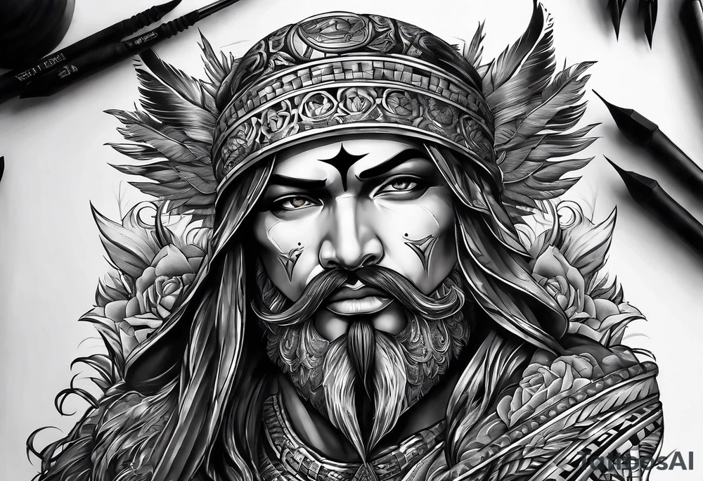 Batalla entre dioses egipcios tattoo idea