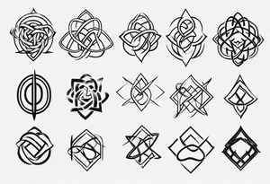 Prime knot 6,1 but very simple and clean tattoo idea