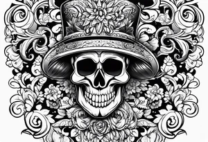 La muerte tattoo idea