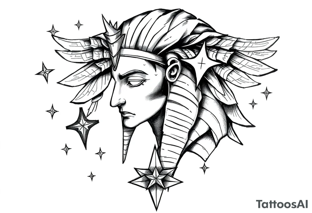 osiris,stars. tattoo idea