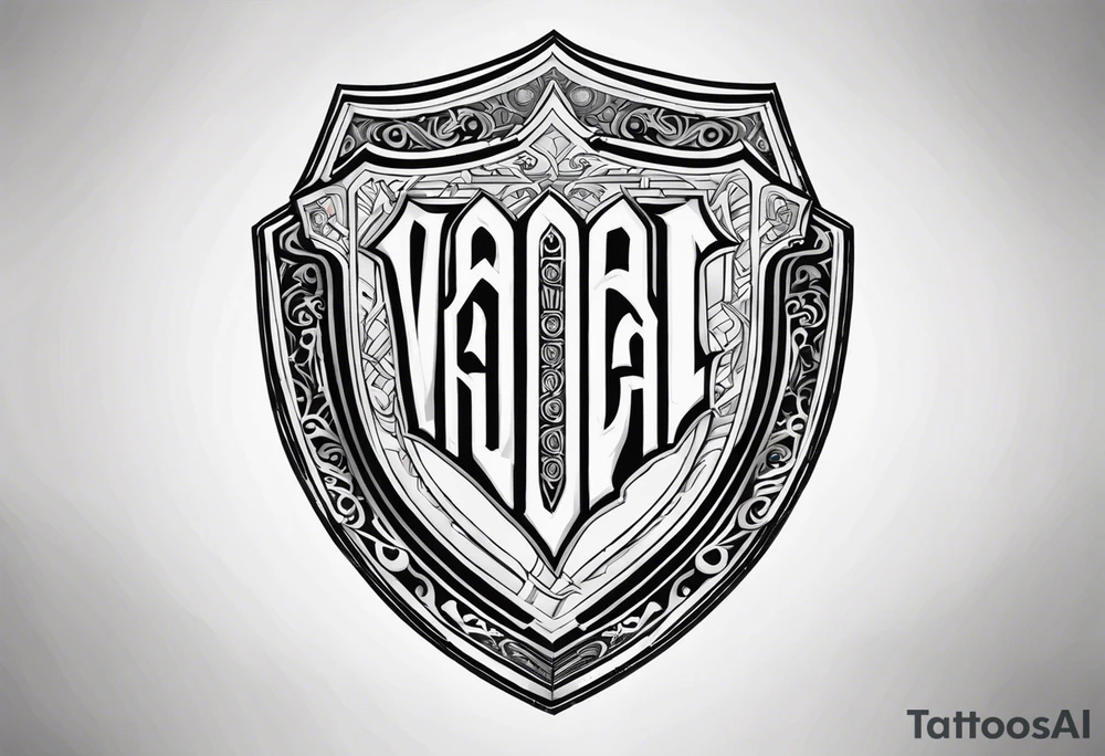 Valhalla shield tattoo idea