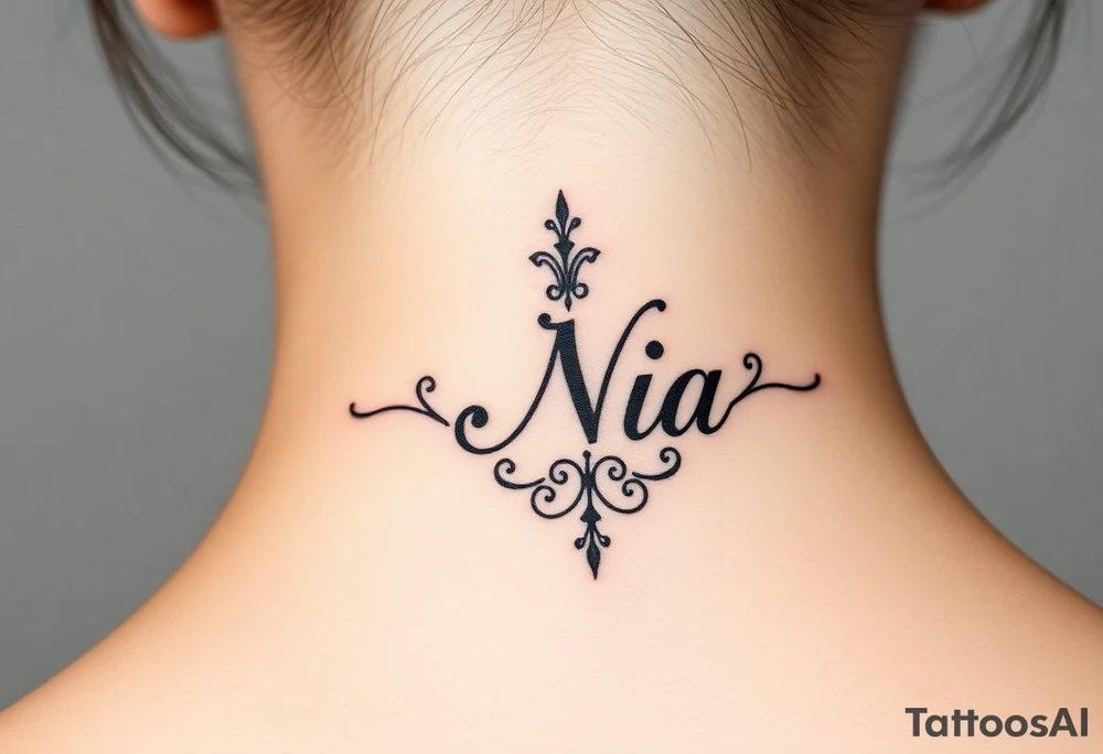 Name Nia tattoo idea