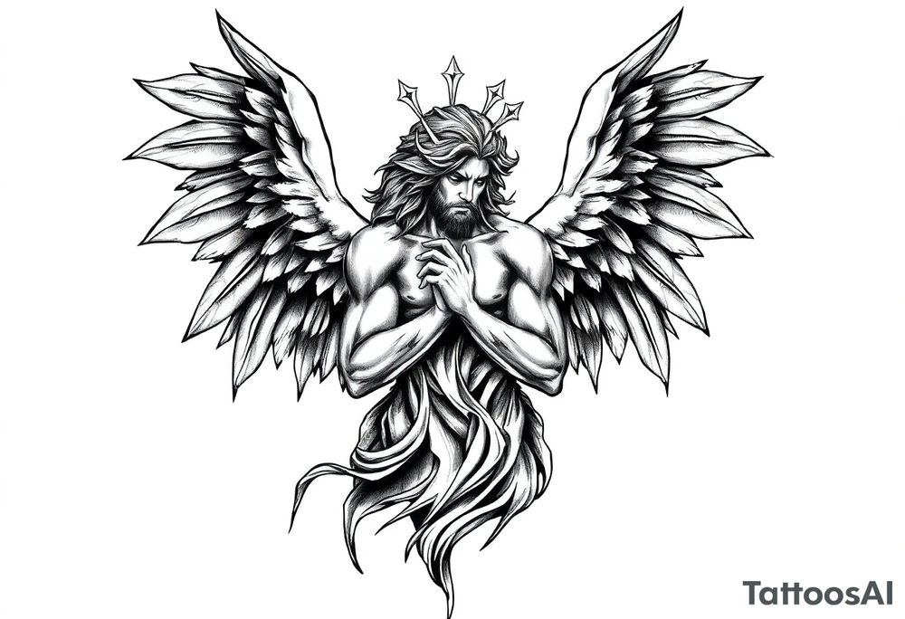 Gods Angel tattoo idea