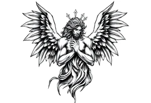 Gods Angel tattoo idea