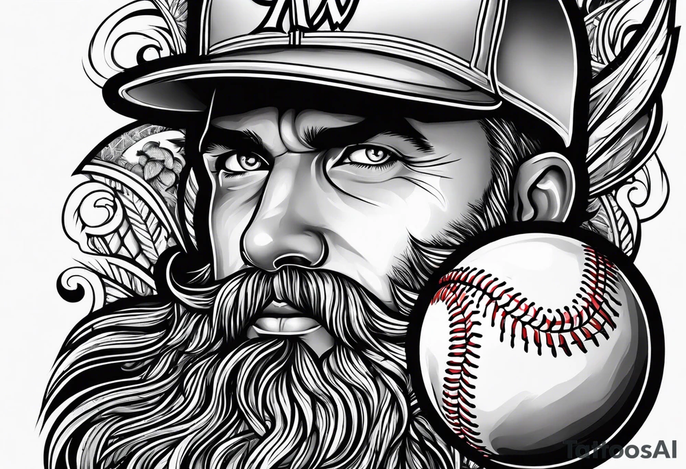 Baseball Fan tattoo idea
