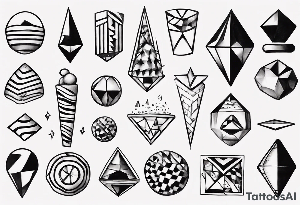 bonbon and choo choo tattoo idea