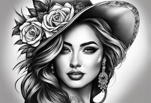 My mom’s portrait tattoo idea