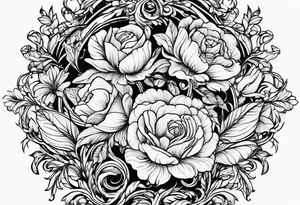 Vines branches tattoo idea