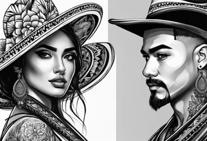 mexican style arm tattoo tattoo idea