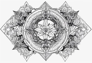 chemical tattoo tattoo idea