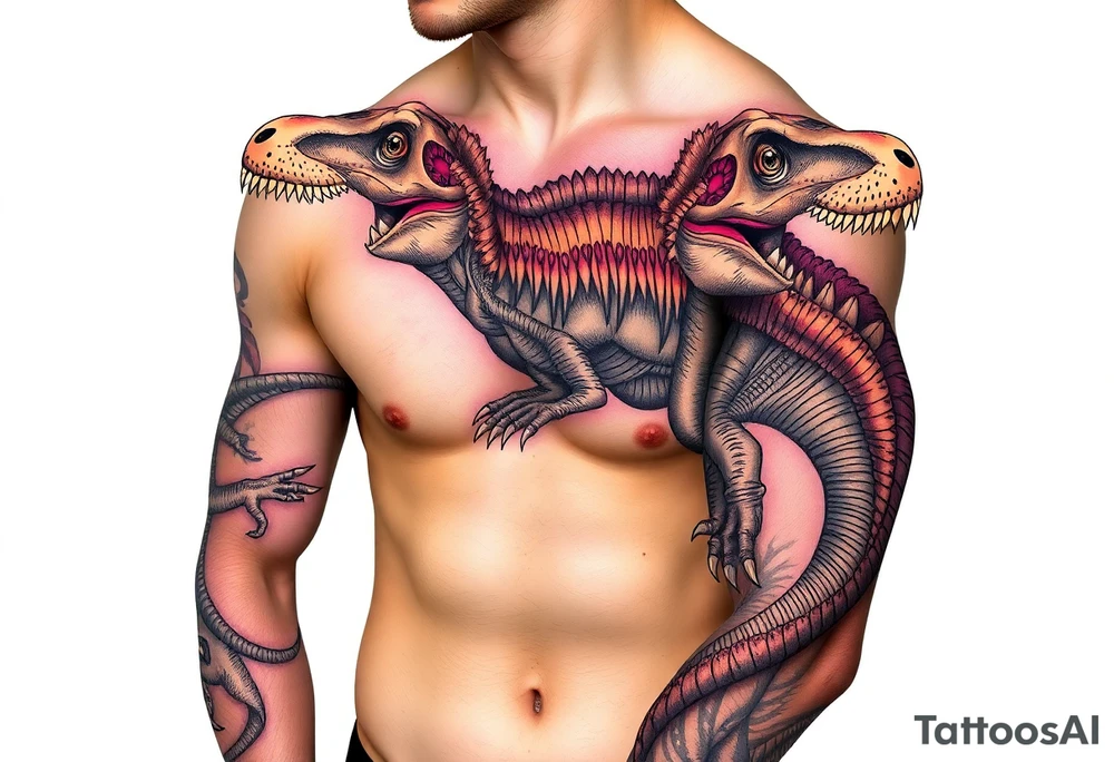 dinosaur tattoo idea
