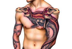 dinosaur tattoo idea