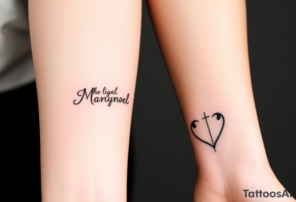 Biblical marriage renewal reminder tattoo tattoo idea