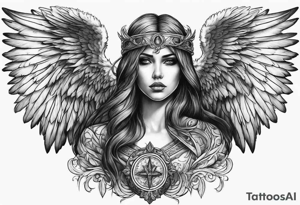 angel of death tattoo idea