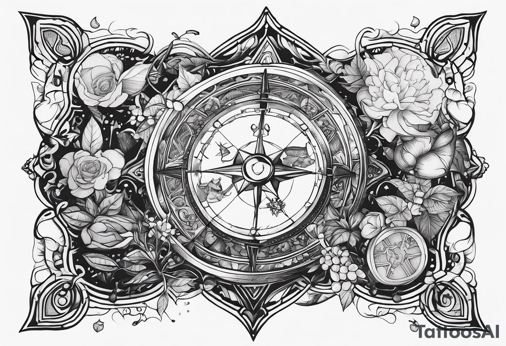 Treasure hunt tattoo idea