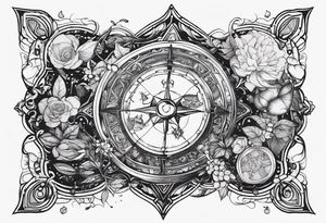 Treasure hunt tattoo idea