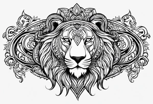 Leo symbol tattoo idea