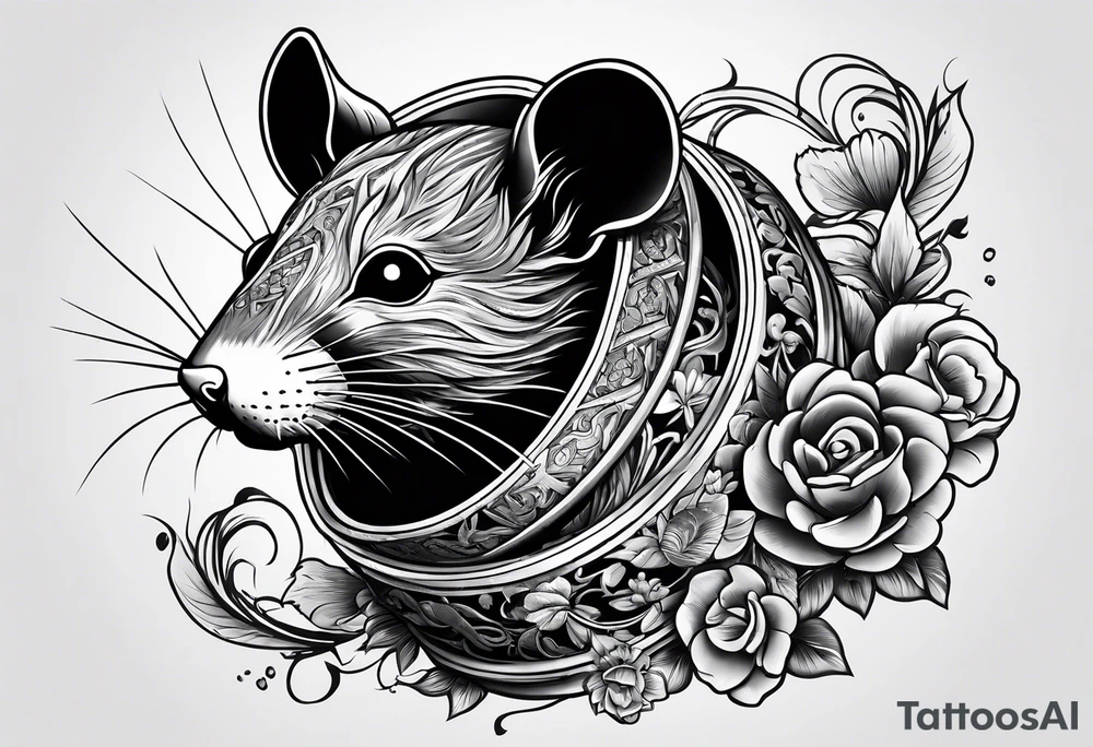 Rat welding weapons tattoo idea