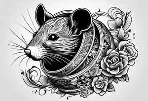 Rat welding weapons tattoo idea