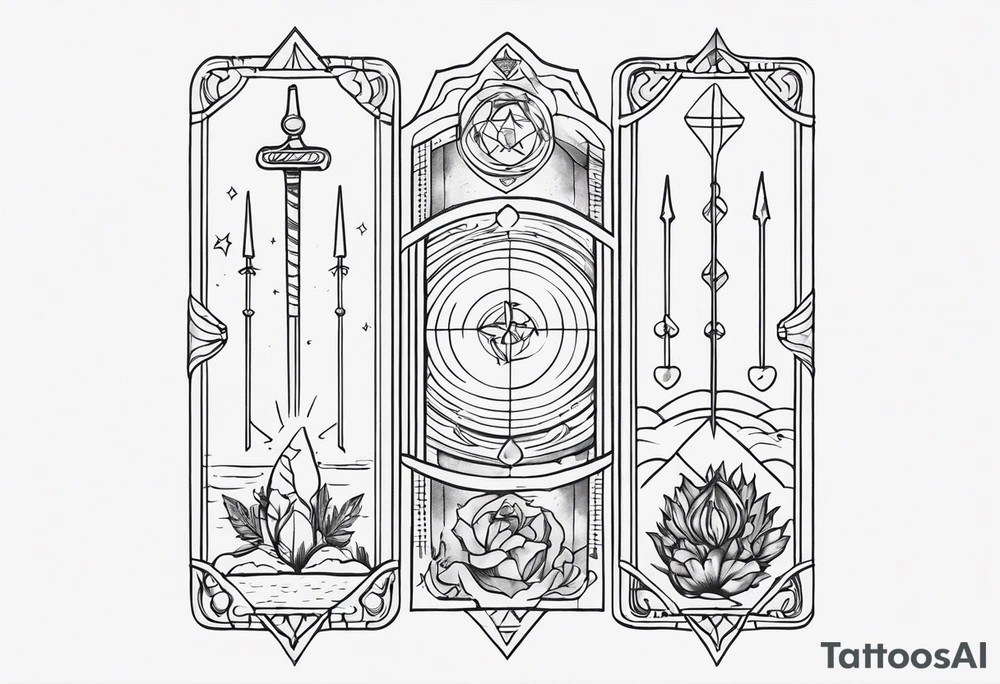 Tarot Card tattoo idea