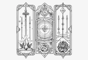 Tarot Card tattoo idea