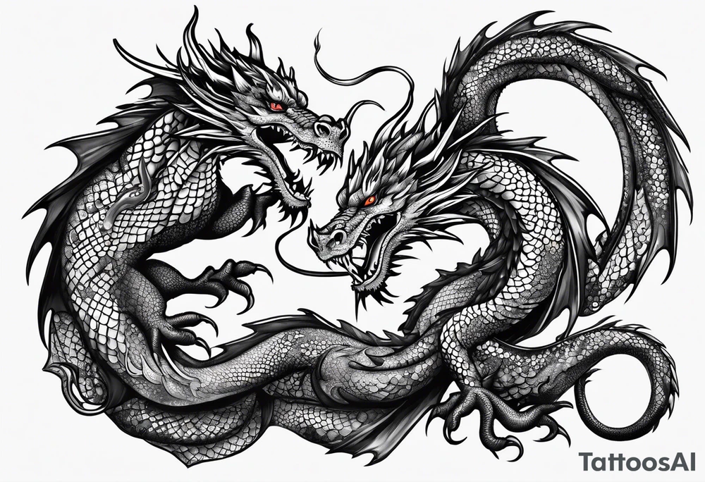 Dragon tattoo idea