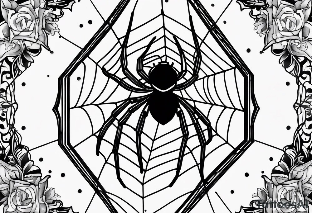 Spider tattoo idea