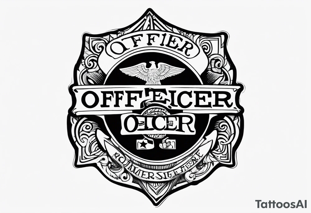 Officer Big Dick tattoo idea