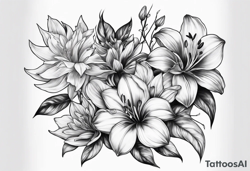 Platycodon grandiflorus tattoo idea